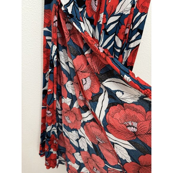 Lulus Back to Your Roots Floral Maxi Skirt Womens Size M  Vacation Tropical Slit - Picture 4 of 6